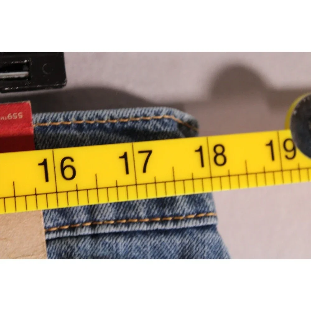 Levi's 559 Relaxed Straight Fit Jeans Mens 34x34 Medium Stonewash Ease NWT